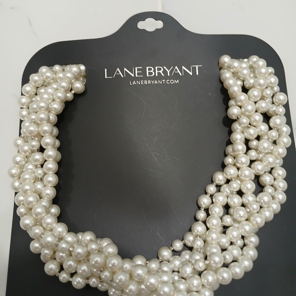 NEW Lane Bryant Pearl Necklace - Multi-Layers - Picture 8 of 15